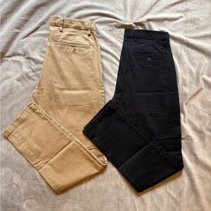 Dockers Tan and Black Chinos, Slim